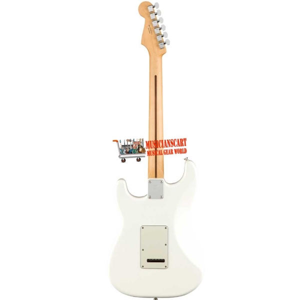 Fender Player Stratocaster Maple Fingerboard HSS Electric Guitar with Gig Bag Polar White 0144522515