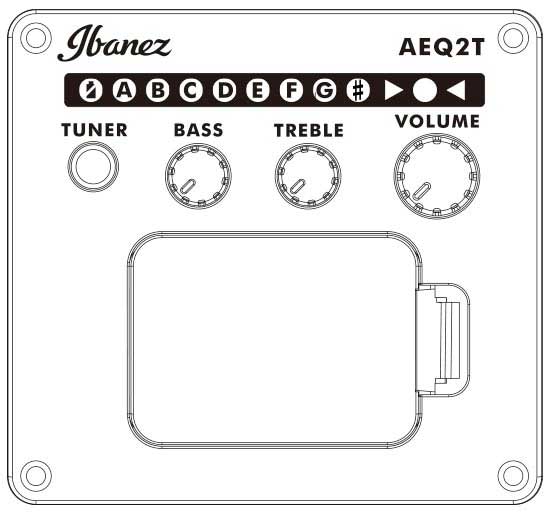 Ibanez AEQ2T PREAMP