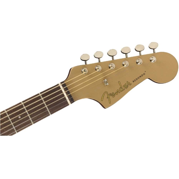 Fender Redondo Player Bronze Satin Walnut Fingerboard Electro Acoustic Guitar with Gig Bag Bronze Satin 0970713553
