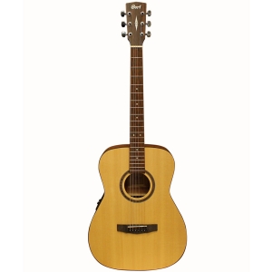 Cort AF550SE OP Concert body CE304T Ceramic Pickup Semi Acoustic Guitar with Gig Bag