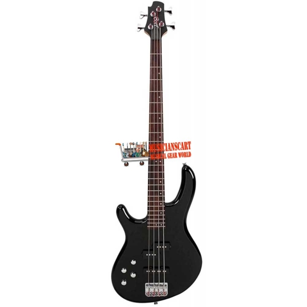 Cort Action Plus LH BK Left Handed Bass Guitar 4 Strings with Gig Bag