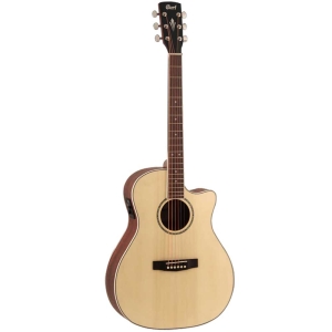 Cort GA-MEDXS OPBR Grand Auditorium Grand Regal Series with CE306T Preamp Electro Acoustic Guitar
