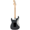 Fender Squier Affinity Series Stratocaster Indian Laurel Fingerboard HH 6 String Electric Guitar with Gig Bag BPG Charcoal Frost Metallic 0378051569