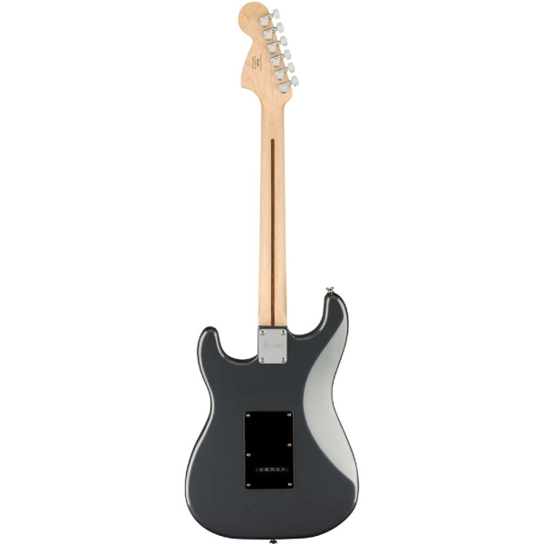 Fender Squier Affinity Series Stratocaster Indian Laurel Fingerboard HH 6 String Electric Guitar with Gig Bag BPG Charcoal Frost Metallic 0378051569