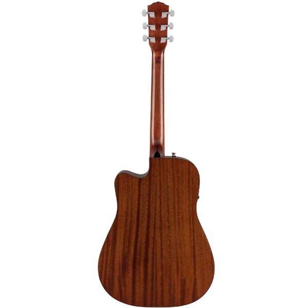 Fender CD-60SCE Nat Dreadnought Cutaway Solid Spruce Walnut Fingerboard Fishman Pickup Electro Acoustic Guitar with Gig Bag Natural 0970113021