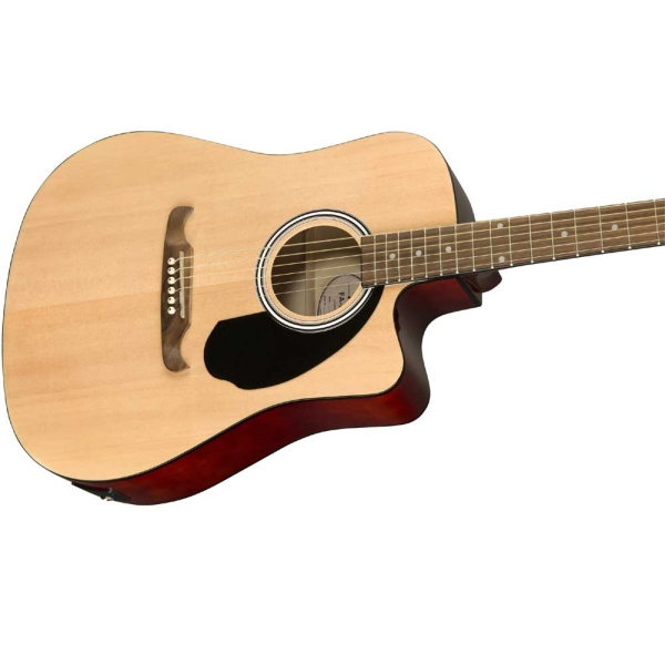 Fender FA-125ce NAT Dreadnought Electro Acoustic Guitar Walnut