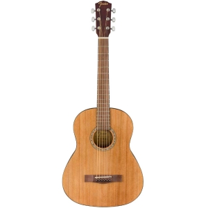 Fender FA-15 Nat 3/4 Scale Steel Walnut Fingerboard Acoustic Guitar with Gig Bag Natural 0971170121