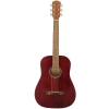 Fender FA-15 Red 3/4 Scale Steel Walnut Fingerboard Acoustic Guitar with Gig Bag Red 0971170170