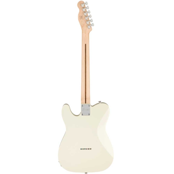 Fender Squier Affinity Telecaster Indian Laurel Fingerboard SS Electric Guitar with Gig Bag Olympic White 0378200505