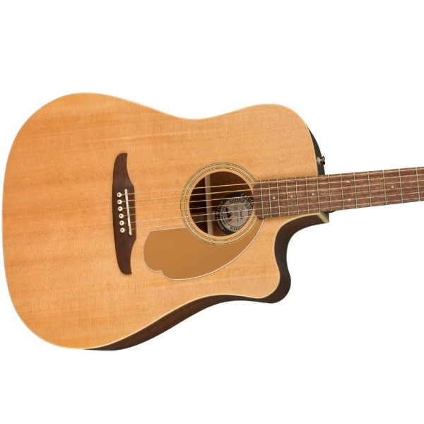 Fender Redondo Player Natural Walnut Fingerboard Electro Acoustic Guitar with Gig Bag Natural 0970713121