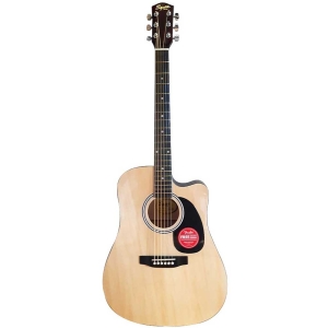 Fender SA-150C Nat Dreadnought Cutaway Acoustic Guitar with Gig Bag 0971811021