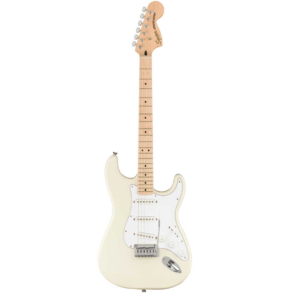 Fender Squier Affinity Stratocaster Indian Maple Fingerboard SSS Electric  Guitar with Gig Bag Olympic White 0378002505 - Musicians Cart