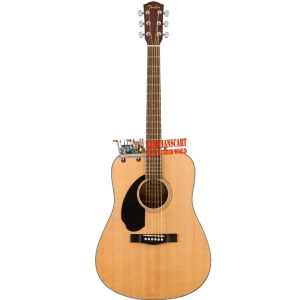 Fender CD-60s LH NAT Dreadnought Solid Spruce Top Walnut Fingerboard Left Handed Acoustic Guitar 0970115021 with Gig Bag