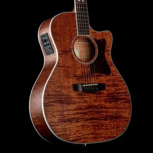 Cort GA5F-FMH OP Grand Auditorium Cutaway Body Grand Regal Series Electro Acoustic Guitar