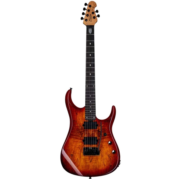 Sterling JP150DSM BOB Blood Orange Burst by Music Man John Petrucci Dimarzio Flame Maple 6 String Electric Guitar with Gig Bag