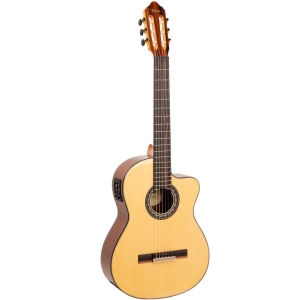 Valencia VC564CE NAT Cutaway 4/4 Size 560 Series Electro Classical Guitar With Truss Rod
