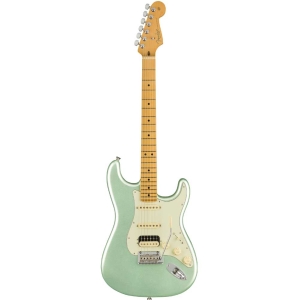 Fender American Professional II Stratocaster Maple Fingerboard HSS Electric Guitar with Deluxe Molded Case Mystic Surf Green 0113912718