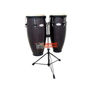 Toca 2300 TB Synergy Series Wood Conga Set 10’’ Quinto & 11’’ Conga with Stand