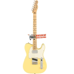 Fender American Performer Telecaster® Hum Maple Fingerboard Vintage White 0115122341 Electric Guitar with Deluxe Gig Bag
