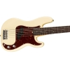 Fender American Professional II Precision Bass V Rosewood Fingerboard 5 String Bass Guitar With Deluxe Molded Case Olympic White 0193960705.