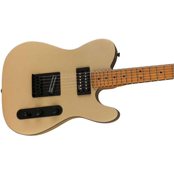 Fender Squier Contemporary Telecaster® RH Roasted Maple Fingerboard with Gig Bag Shoreline Gold 0371225544