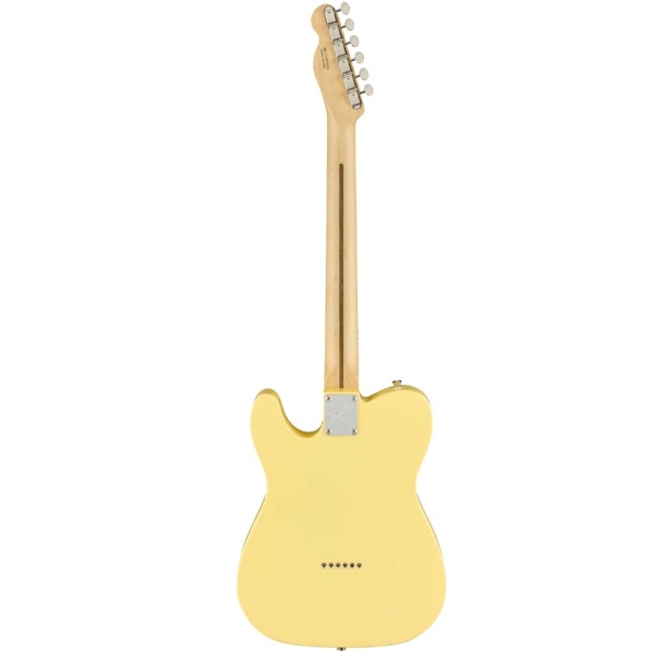 Fender American Performer Telecaster Hum Maple Fingerboard HH Electric Guitar with Deluxe Gig Bag Vintage White 0115122341