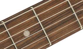 12” RADIUS FINGERBOARD WITH ROLLED EDGES