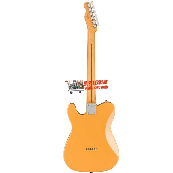 Fender Player Plus Nashville Telecaster Maple Fingerboard SS Electric Guitar with Deluxe Gig Bag Butterscotch Blonde 0147342350
