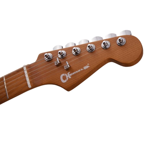 Pro-Mod DK24 HSS 2PT CM Ash Caramelized Maple Fingerboard Electric Guitar Red Ash 2969413539