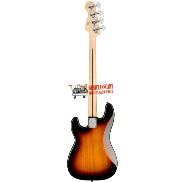 Fender Squier Precision Bass PJ Pack Affinity Series Bass guitar Indian Laurel Fingerboard 4 String Pack with Rumble 15 bass amplifier, padded gig bag, 10' instrument cable and instrument strap 0372980600