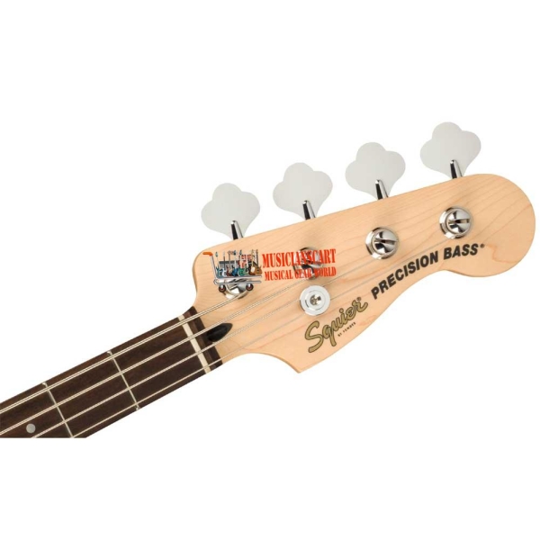 Fender Squier Precision Bass PJ Pack Affinity Series Bass guitar Indian Laurel Fingerboard 4 String Pack with Rumble 15 bass amplifier, padded gig bag, 10' instrument cable and instrument strap 0372980600