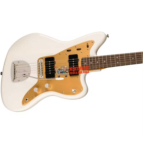Fender Squier FSR Classic Vibe Late ’50s Jazzmaster Laurel Fingerboard Electric Guitar with Gig Bag White Blonde 0374086501
