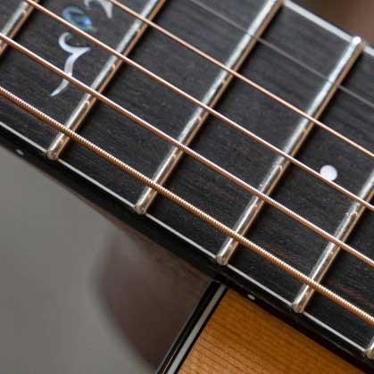 Hand-Rolled Fret Edge Treatment