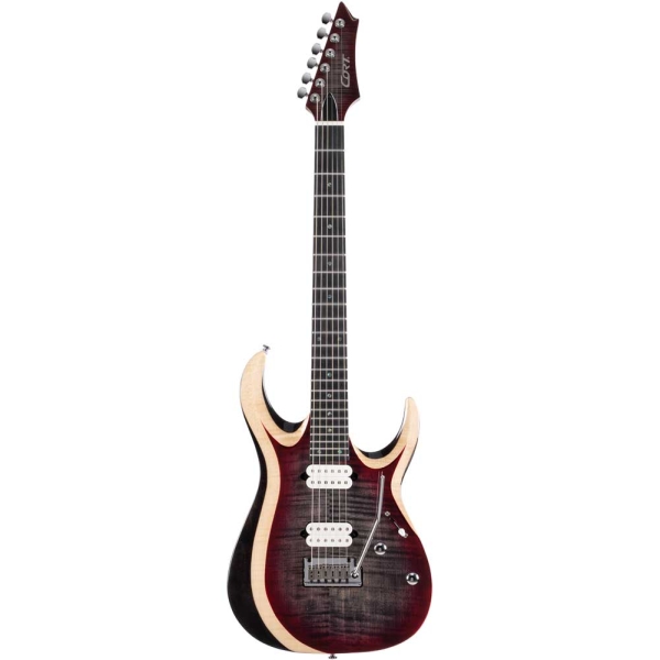 Cort X700 Duality II LVB Lava Burst Ebony Fingerboard X Series Electric Guitar 6 Strings with Gig Bag