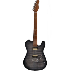 Sire Larry Carlton T7 FM TBK T-Style Roasted Hard Maple Fingerboard Electric Guitar with Gig Bag Transparent Black
