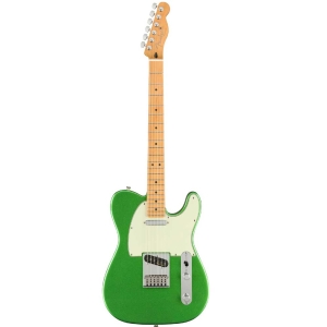 Fender Player Plus Telecaster Maple Fingerboard SS Electric Guitar with Deluxe Gig Bag Cosmic Jade 0147332376