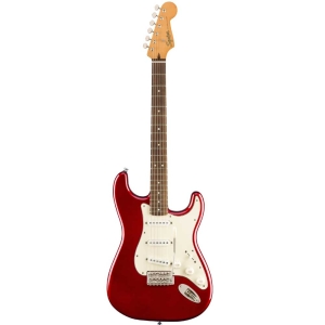 Fender Squier Classic Vibe 60s Stratocaster Indian Laurel Fingerboard SSS Electric Guitar with Gig Bag Candy Apple Red 0374010509