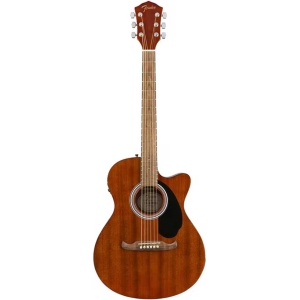 Fender FA-135ce AM Concert Series V2 Electro Acoustic Guitar Walnut Fingerboard with Gig Bag Amber 0971253522