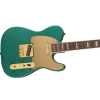 Fender Squier 40th Anniversary Telecaster SG Gold Edition Indian Laurel Fingerboard Electric Guitar with Gig Bag Sherwood Green 0379400546
