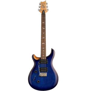 PRS SE Custom 24 CU4LDC Rosewood Fingerboard Left Handed Electric Guitar 6 String with Gig Bag Faded Blue Burst