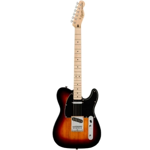 Fender Squier Affinity Telecaster Maple Fingerboard SS Electric Guitar with Gig Bag 3-Color Sunburst 0378203500