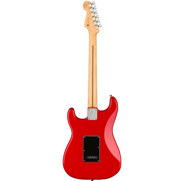 Fender Player Limited Edition Stratocaster Ebony Fingerboard SSS Electric Guitar with Gig Bag Neon Red 0144612548