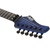 Schecter Banshee GT Satin Trans Blue with Black Racing Stripe Decal 1520 Electric Guitar 6 String
