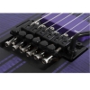 Schecter Banshee Satin Trans Purple with Black Racing Stripe Decal 1521 Electric Guitar 6 String