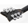 Schecter Corsair Blk 1552 Gloss Black Ebony Fretboard Semi Hollow Body Electric Guitar