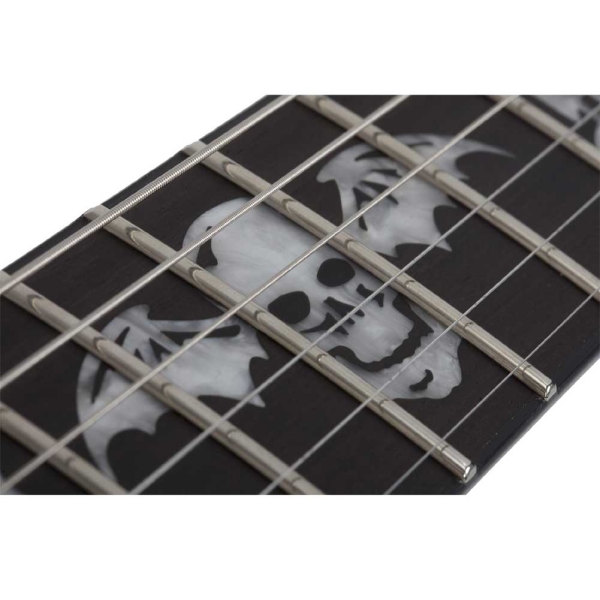 Schecter Synyster Gates Custom HT Gloss Black with Silver Pinstripes 1747 Electric Guitar 6 String