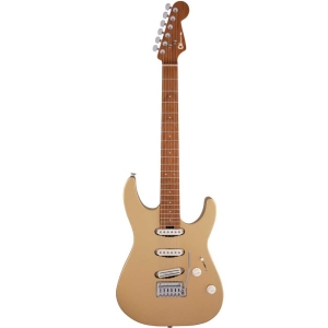 Charvel Pro-Mod DK22 SSS 2PT CM Caramelized Maple Fingerboard Electric Guitar Pharaohs Gold 2969026500