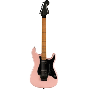 Fender Squier Contemporary Stratocaster SPP HH FR Roasted Maple Fingerboard Electric Guitar with Gig Bag Shell Pink Pearl 0370240533