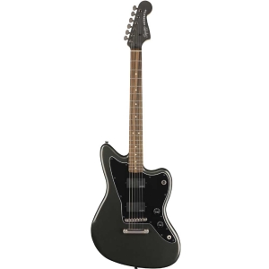 Fender Squier Contemporary Active Jazzmaster HH ST Indian Laurel Fingerboard Electric Guitar with Gig Bag Graphite Metallic 0370330569