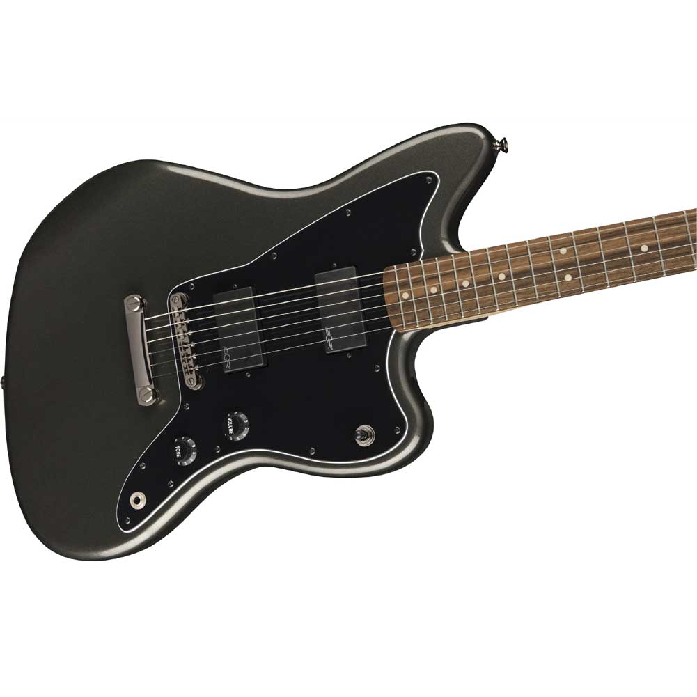 Fender Squier Contemporary Active Jazzmaster HH ST Indian Laurel Fingerboard Electric Guitar with Gig Bag Graphite Metallic 0370330569